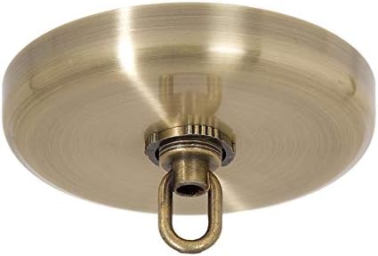 Комплект закругленного плафона B&P Lamp® (античен месинг)