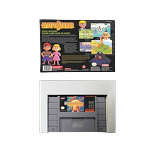 DeVoNe Earthbound RPG Игра карта Battery Save US Версия на Дребно кутия (сив)