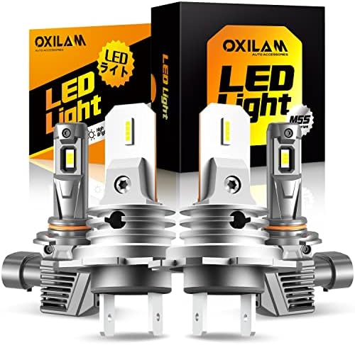 OXILAM 2023 Актуализирани led лампи, 9005/HB3 600% яркост (2 опаковки) и led крушки H7 200% яркост (2 опаковки) Супер