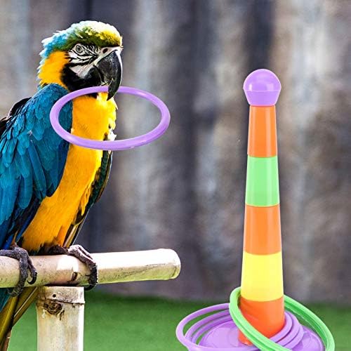 Zerodeko Играчка за птици, Играчки за птици, Играчки за папагали, Набор от Играчки за дресура на птици, Включително и