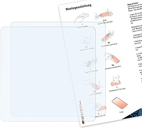 Защитно фолио Bruni, Съвместима със защитно фолио Siemens Gigaset A510, Кристално Чиста Защитно фолио (2 ПЪТИ)