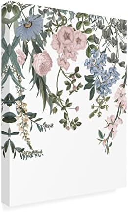 Търговска марка на Fine Art 'Hanging Floral I' Платно-арт от Wild Apple Portfolio