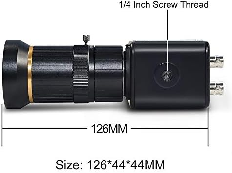 Камера MOKOSE SDI, HD-SDI 2-Мегапикселова камера за видеонаблюдение 1080P HD, Високочувствителния сензор CMOS 1/2.8,