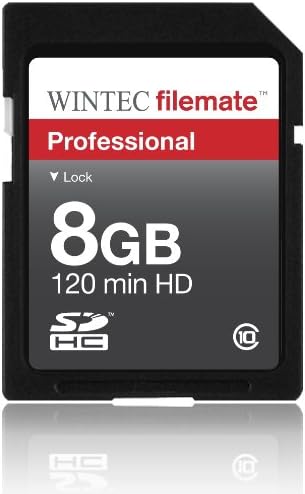 Високоскоростна карта памет, 8 GB, клас 10 SDHC карта за PENTAX OPTIO W10 W20 W30. Идеален за висока скорост на заснемане