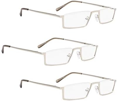 LUR 6 опаковки очила за четене в полукръгла рамка (общо 6 двойки ридеров + 2,50)