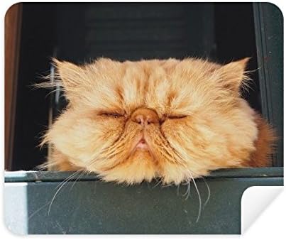 Домашни любимци Забавен Жълта Котка Стреля Плат За Почистване на Екрана за Пречистване на 2 елемента Замшевой Тъкан