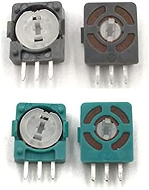 2 ЕЛЕМЕНТА 3D Аналогов Джойстик Micro Mini Switch Аксиални Резистори за Xbox 360 Подмяна на контролера на Xbox 360 (Сив)