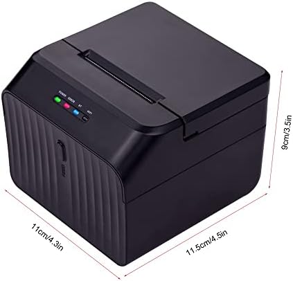 Настолен 58 мм Термопринтер проверки на Кабелната принтер на баркод USB БТ Връзка Вътре в Подкрепа на команда ESC/POS