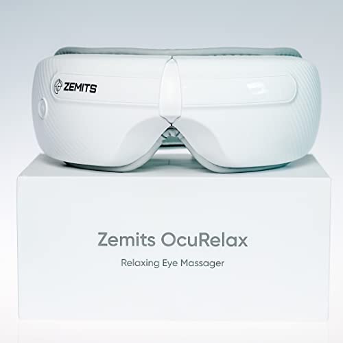 Zemits OcuRelax | Релаксиращ Масажор за очи | Нагряване, Налягането на въздуха | 3 Режима на масаж | Здравословен блясък