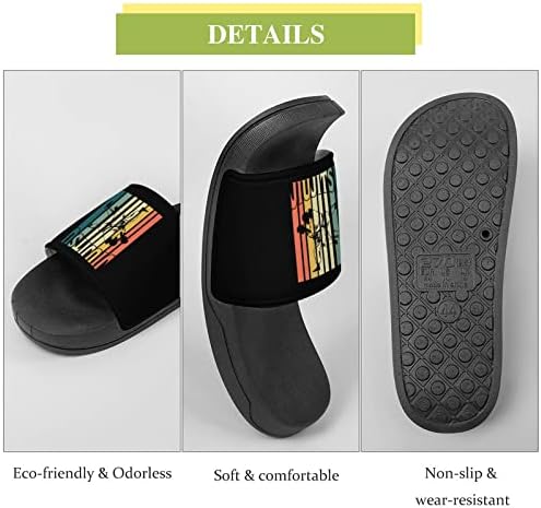 Домашни сандали за джу-джицу в ретро стил, нескользящие чехли с отворени пръсти за един душ, спа вана