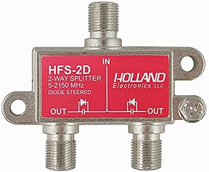 Холандски (HFS2D) двухпозиционный сплитер (5-2050 Mhz) с диодным на горивото (HFS-2D)