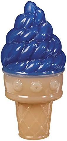 Охлаждащи играчки за кучета Забавен Летен рог за сладолед и Popsicle Изберете цвят и форма (син рог за сладолед)