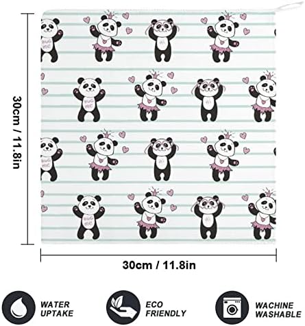 Кърпа за Ръце Панда Модели Кърпи За Ръце, Кухненски Кърпи Дизайн Дантела за Баня и Кухня, Спорт