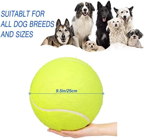 Играчката Топки за кучета Aomiun 9,5 , Голяма Топка за Тенис, Играчки-Пъзели, Интерактивна Игра, Играчки Топки За Кучета,