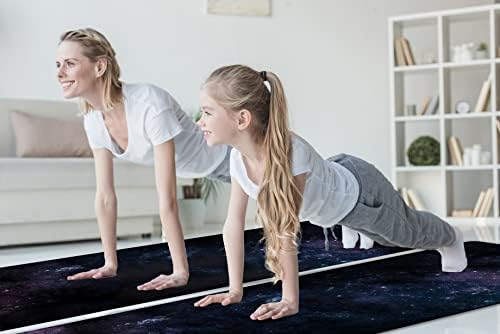 Knsbk Екологичен Нескользящий килимче за йога, Тренировъчен подложка от ТПЭ за мъже и жени, Дебели Тренировъчен мат с