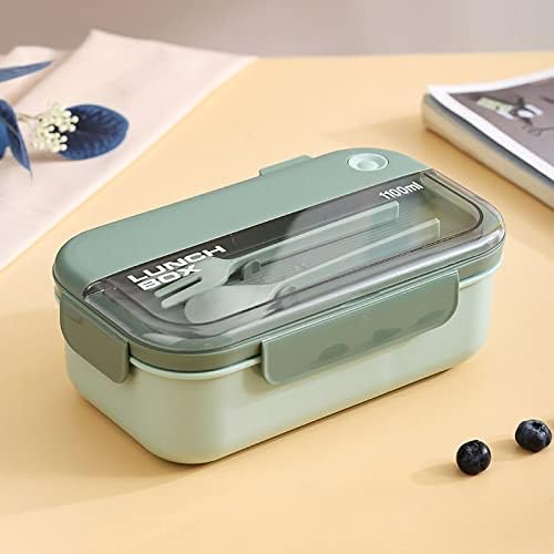 DBYLXMN Bento Lunch Box за многократна употреба Контейнер за Хранене с 2 Отделения за Училище, Работа, Пътувания, Студентски Обяд-Бокс Bento Box, Чанти За Съхранение на Храни, 2