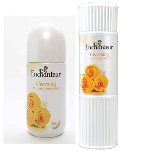 Дезодорант roll Enchanteur Charming + Парфюм компактна пудра с талк на прах Enchanteur Charming от Thai Premium
