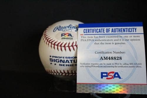 Джим Лонгборг Подписа (Надпис) Бейзболен Автограф Auto PSA/DNA AM48828 - Бейзболни топки с автографи