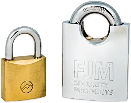 Окачени заключване FJM Security SPRS60-KD, За тежки условия на работа С Тройно хромированием, с ключ, Различен