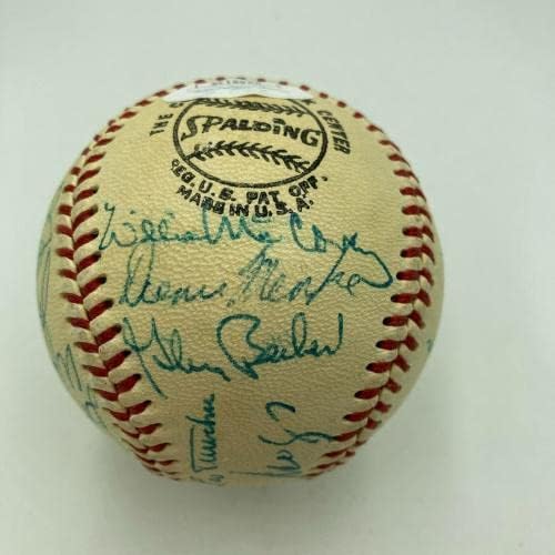 Най-добрите бейзбол екип на All Star Game 1970 Подписа договор с Роберто Клементе JSA COA - Бейзболни топки с автографи