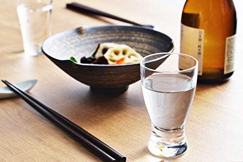 東洋佐々木ガラス Toyo Sasaki Glass 07603 Японски чашка за саке, 2,4 течни унции (70 мл), Чаша, Произведено в Япония, Могат да