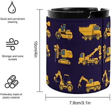 Пепелник за Пушачи Настолни Цигари от Висококачествена естествена Кожа за Камиони, Строителна техника, Дъска за Пушачи
