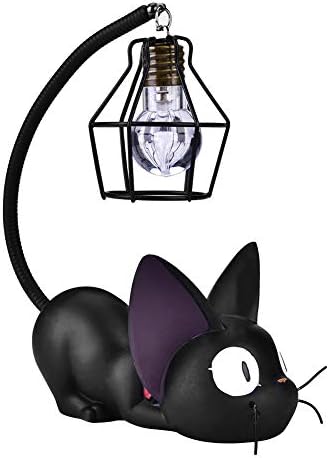 Настолна лампа Jadeshay Котка, Скъпа Черна Котка лека нощ, Смоляная Котешка Лампа, Подарък За украса на масата в стаята