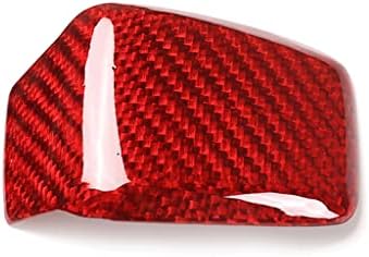 Eppar Нова Стикер на волана, изработени от въглеродни влакна, която е съвместима с Alfa Romeo Giulia 2020-2022 (червен)