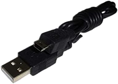 5-ПИНОВ USB кабел HQRP от A до Mini B, който е съвместим с видеокамери Panasonic K1HA05CD0005, K1HA05CD0009, K1HA05CD0010,