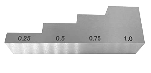 Алуминиев Калибровочный блок HFBTE 4 Step 6063 0,2500,5000,7501,000 за ултразвукова толщиномера при неразрушающем контрол,