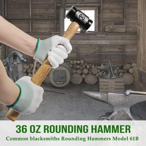 36 грама округляющий чук (61B hammer) за ковача инструмент за ръчна работа, универсален ковач чук