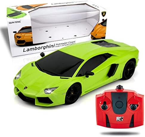 Радиоуправляеми автомобили QUN ФЪН 1:18 Lamborghini Aventador с дистанционно управление, Електрически, спортни Състезания