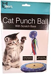 Kole Внася Играчка Котка Punch Топка с Поставка за Надраскване