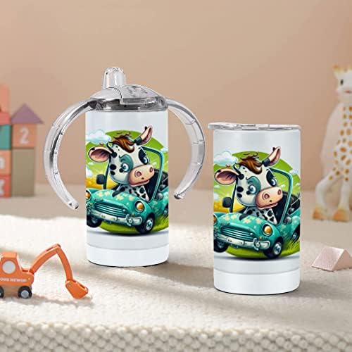 Сладка чаша за Поене на Кравите - Мультяшная Дизайнерска Детска Чаша За Пиене - Графична чаша За пиене