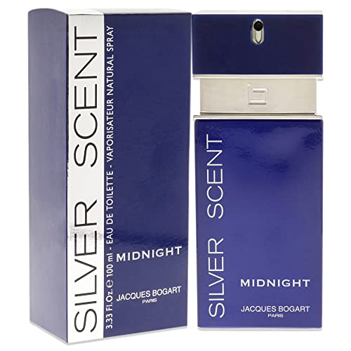 Jacques Bogart Silver Аромат на Midnight Men EDT Спрей 3,3 грама