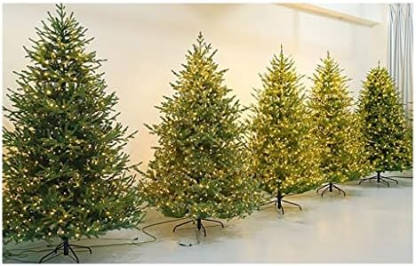 Изкуствена коледна елха FIFOR без подсветка с възможност за сгъване Коледна елха, Метална стойка, Реалистична Зелена Флокированная Дърво за честване на празника в за