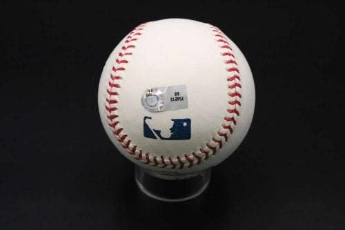 Дерек Джитър Подписа Автограф Rawlings Oml Stat Baseball /22 Mlb /steiner D7696 - Бейзболни топки с автографи