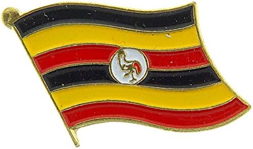 Метален Ревера хартата на Уганда 1 и Шляпная на жени - Покажете гордостта си Jamhuri ya Uganda