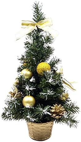 Огромна Мини-Коледна Елха, Изкуствена Коледна Елха, Малко Компактен Празничен Коледен Декор за вашия Работен Плот на
