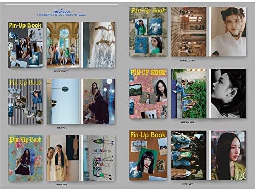 DREAMUS NewJeans 1st ЕП Албум Bluebook Версия на CD + Мини плакат на опаковката + Списание регистрация + Пин-ъп Книга
