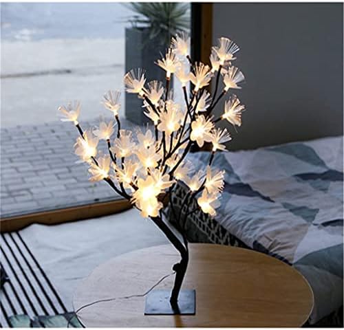 SJYDQ led лампа във формата на Дърво Сакура, Декоративни Нощни и Настолни Лампи за Дома Спални, Сватбен нощна светлина