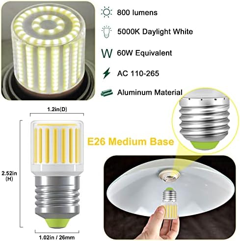Малка крушка LFLAMPON, led лампа с дневна светлина с капацитет 7 W 5000 К, еквивалент на осветление за домакински уреди