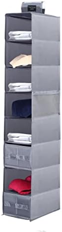 Висящ органайзер за шкаф – Рафтове за съхранение на обувки, сутиени, бельо и аксесоари – Предпазва форма и колани - Компактен