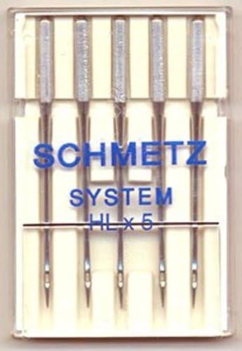 Игла за високоскоростен домашна квилтинговой машини Schmetz HLX5 - 5 броя в опаковка (Размер 14 (метричен размер 90))