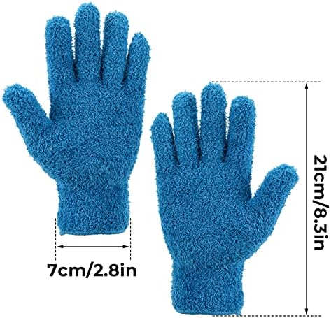 Aster 2 Чифта Зимни Ръкавици от Микрофибър кърпа за Избърсване на прах, Ръкавици За почистване на Дома, Ръкавици за Избърсване