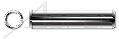 (500 бр.) M8 X 20 мм, ISO 8752, Метричен, Извити Щифтове с прорези, Сверхпрочный, Неръждаема стомана AISI 301