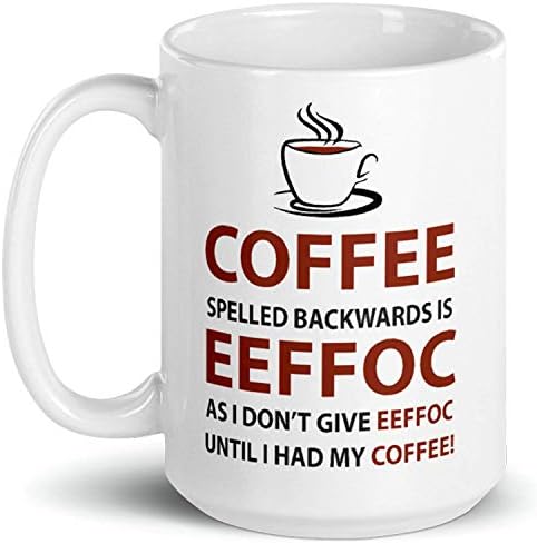 Eeffoc - това е кафе, пише обратното, тъй като не съм аз давам Eeffoc, докато не ми се Кафе Чаши за Равенство, Нови Керамични