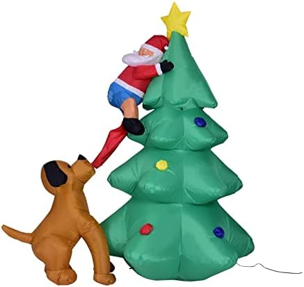 PIFUDE Дядо Коледа Надуваема Коледно дърво, 8 фута Коледно Осветление Външно Осветление Вечерта на Нова година Коледна украса (Цвят: 1,5 м Тръстика Снежен човек)