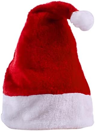 Коледна Шапка на Дядо Коледа TODOZO за Възрастни, Класическа Червена Коледна Празнична Шапка за костюмированной Партита,