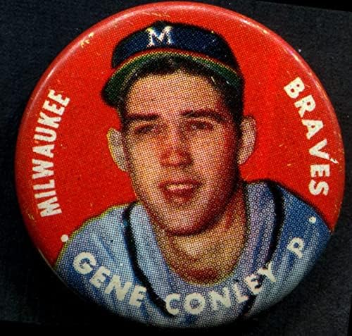 1956 Топпс Джин Конли Брейвз (Бейзболна картичка) EX/MT Braves